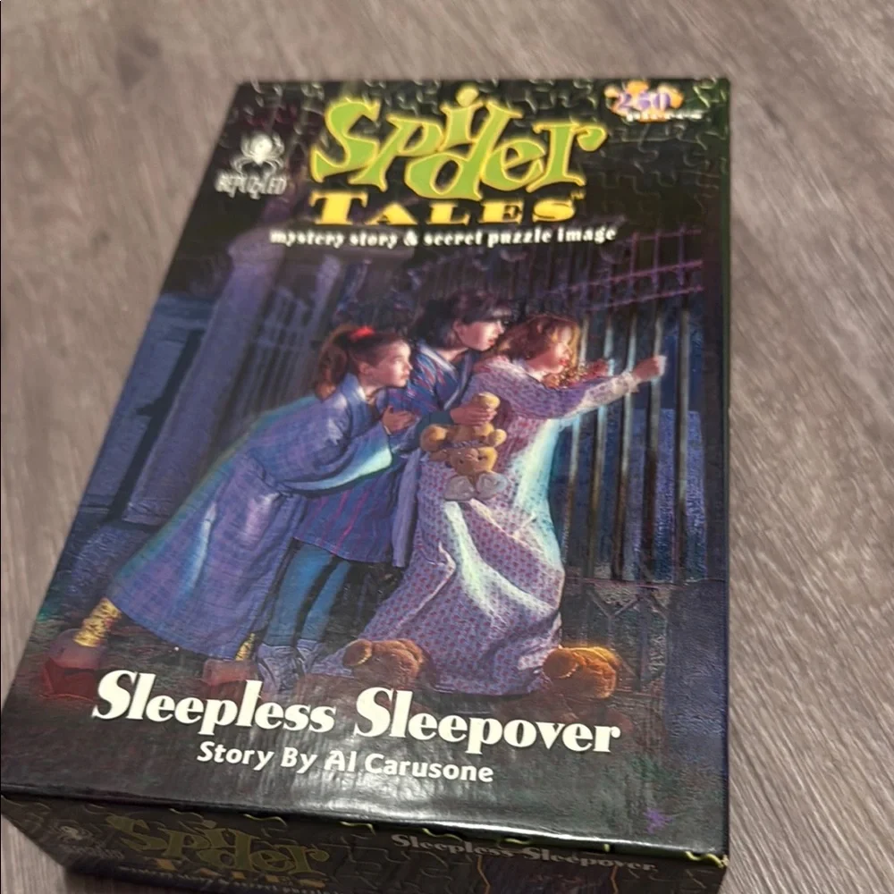 NEW 1995 Spider Tales Puzzle - Sleepless Sleepover - Picture 1 of 5